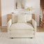 Fauteuil rembourré, canapé en tissu de chenille, pour le salon 
