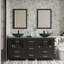 Ensemble de meuble-lavabo double 61,5 "avec miroir-765094799-765094786