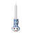 Olga Candle Holder, Light Blue, H: 5.5"-120466954-120466959