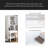 Fold-Out Convertible Writing Table, Desk Cabinet With Shelf And Drawer Multi-Function Home Office Workstation-688348722