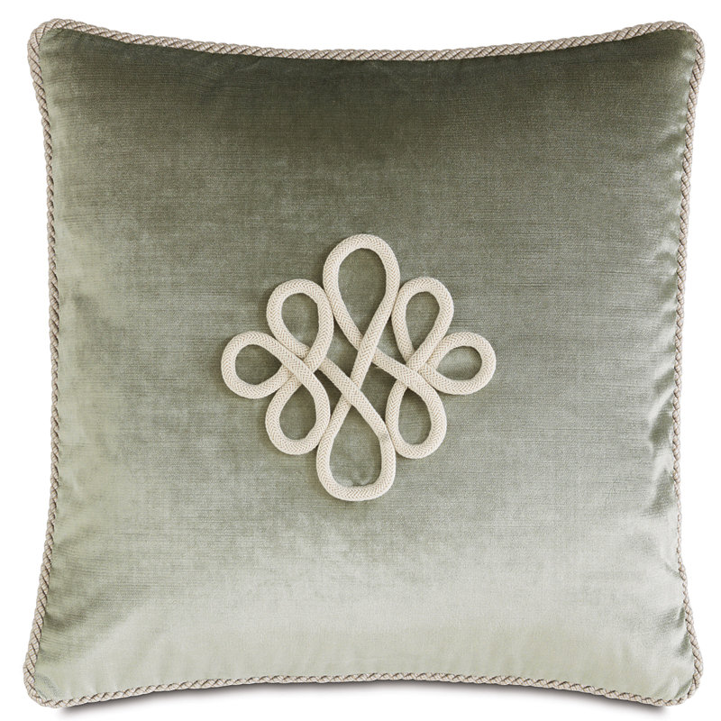Lourde Square Pillow Cover & Insert, Faux Down