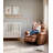37.4" Wide Oversized Recliner Chair, PU Leather Manual Recliner with 1.5X Sponge Filling-2056711359