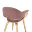 45.5cm H Polyester Blend Upholstered Round Back Armchair-114210797
