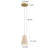 1 - Light Natural Stone Cone Pendant Light