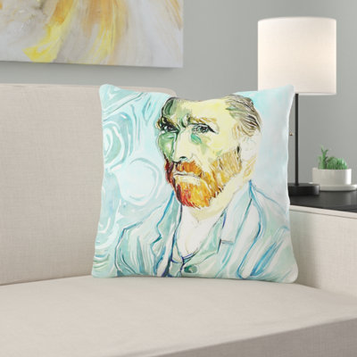 Ravi Watercolour Throw Pillow