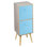 Melvyn 75cm H x 30cm W Wood Cube Bookcase