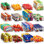 Ensemble de 16 bacs de rangement pour aliments Daryla