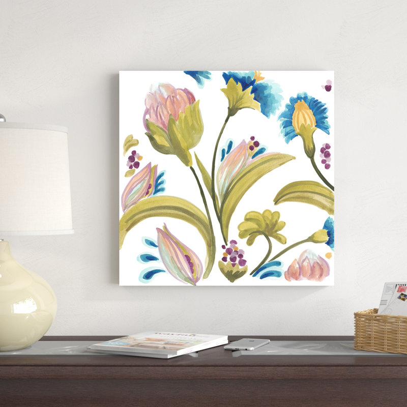 Abbey Floral Tiles I, H 20 po x l 20 po x P 1,25 po