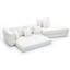 Canapé-lit pliant convertible, canapé convertible 2 en 1, 3 places, rembourré, canapé de jeu pliable, tissu en velours d'agneau, salon
