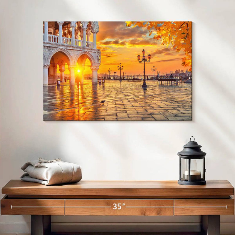 Ravi Piazza Di San Marco, H 16 po x l 24 po