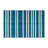 HorizontalStripes Blue Indoor and Outdoor Area Rug-1353850964
