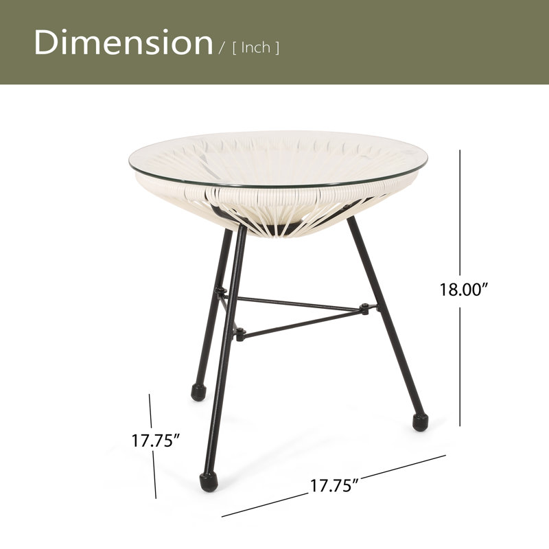 Side Table, White