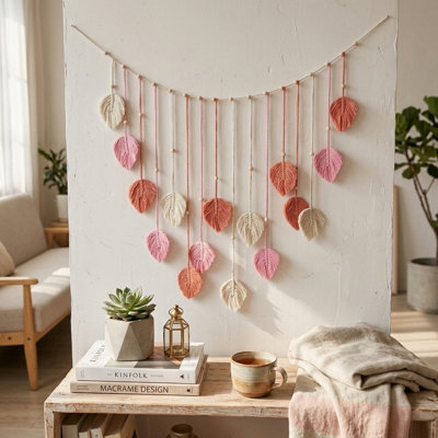Décoration murale tapissier bohème 47 x 29 pouces Boho