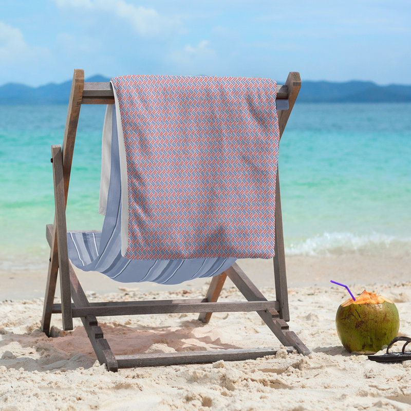 Beach Towel, Blue, Microfiber