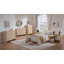 Commode moderne à 7 tiroirs avec coins courbés et conception à devant affleurant, armoire de rangement minimaliste pour chambre à coucher ou salon-1266788527