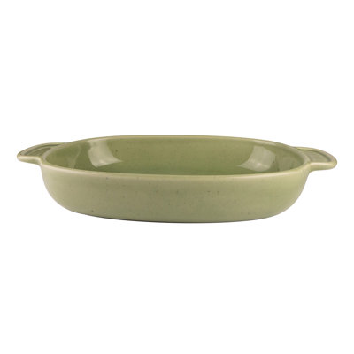 Rôtissoire moucheté vert Mesa Ceramics