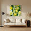 Art mural en métal beige Fruit Sudachi-367772357