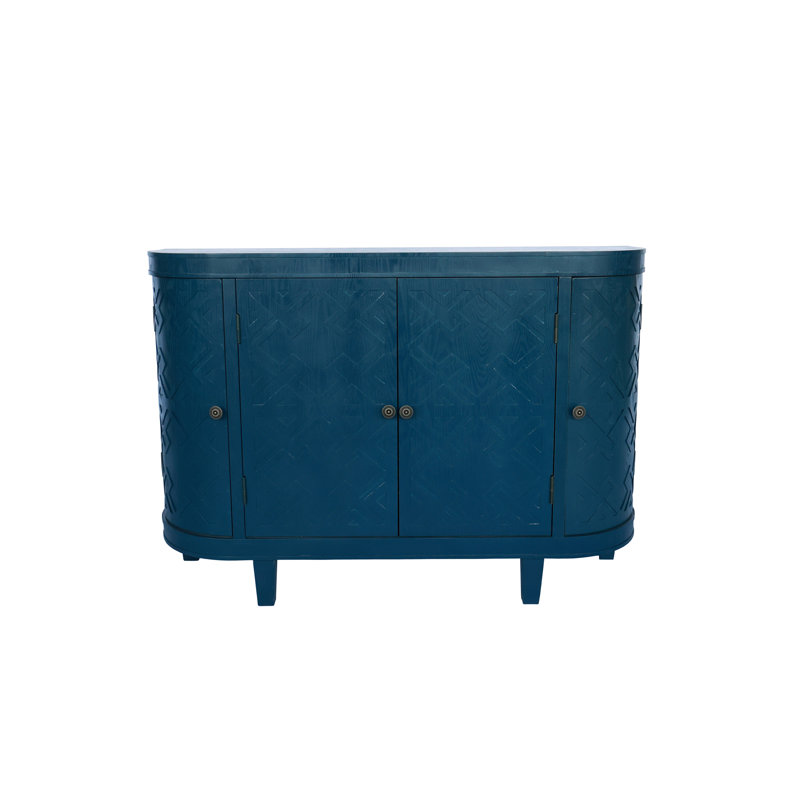 Buffet ovale avec 4 portes Lysiane