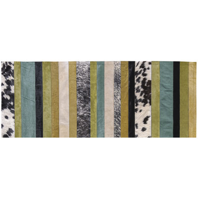 Nueva Raya Cowhide Striped Area Rug