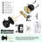 Door Knobs with Round Rosette, Keyless Lock for Bed and Bath Room-43668850-128500661