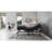 Bt2500 Twin Adjustable Bed - Range Adjustment, Wireless Remote, Programmable Memory, Head & Foot 850 Lbs Capacity, Blue Grey Color Base Full Adjustable, Lb Blue+Grey