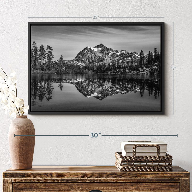 " Monochromatic Mountain ", 25" H x 17" W