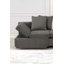 Fauteuil convertible 1 pièce en tissu de style contemporain avec rangement fonctionnel et coussins de salon-1417021690-1430510871