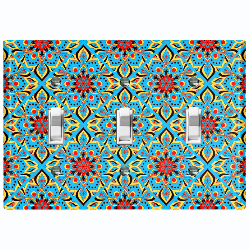 Patterned Toggle Light Switch Standard Wall Plate