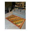 Tapis rectangulaire multicolore lavable à la machine à motif rectangulaire rétro South Collection-14150385