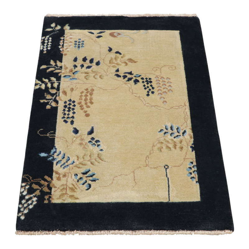 One-of-a-Kind 2'x3' Hand Knotted Area Rug