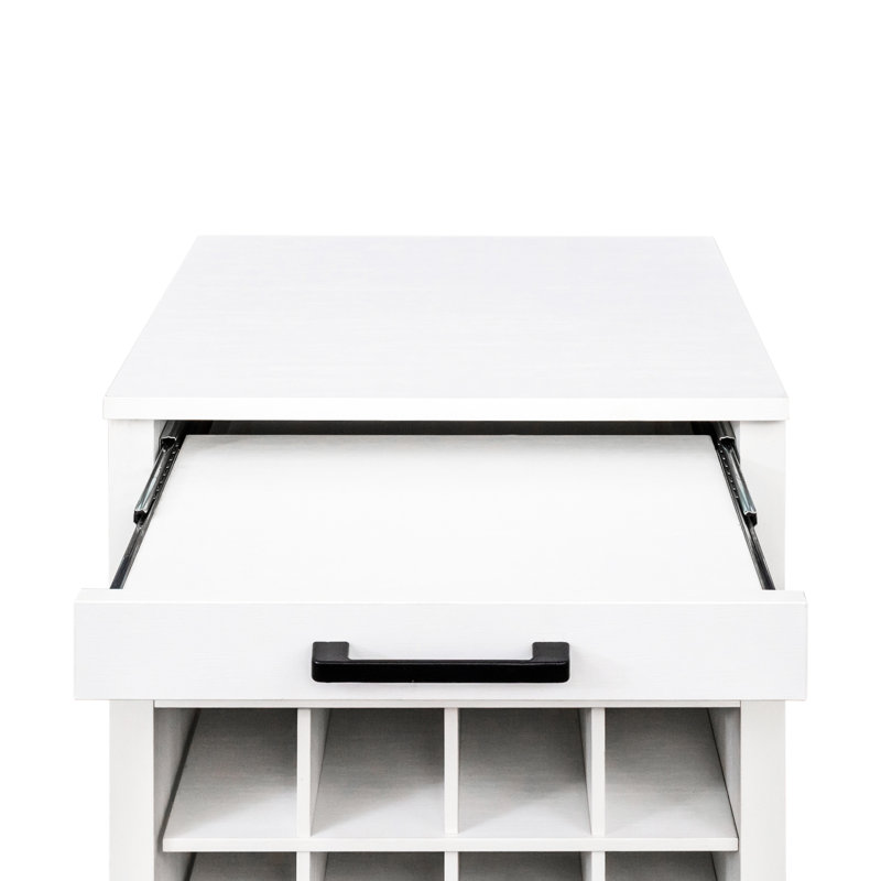 Armoire modulaire en noyer brun pouvant contenir 28 bouteilles de vin - rangement contemporain et pratique dans 28 buffets