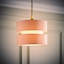 Blended Fabric Drum Pendant Shade-575583656-575583661