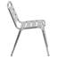 Chaise empilable en métal pour restaurant 4PK-91925248