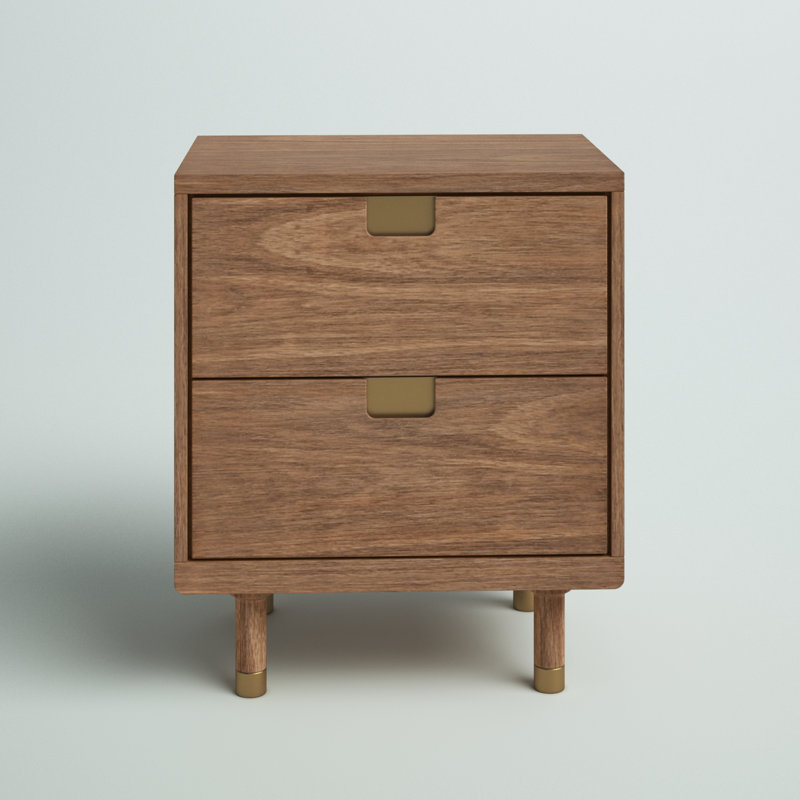 Table de chevet deux tiroirs Conye Easton
