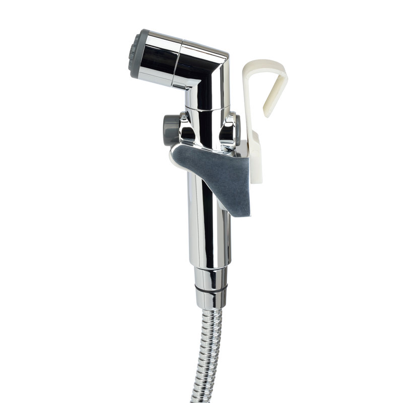 Chrome Handheld Bidet with Dual Spray Options