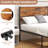 Platform Bed Frame with Wood Headboard and Footboard No Box Spring Needed-1274742083