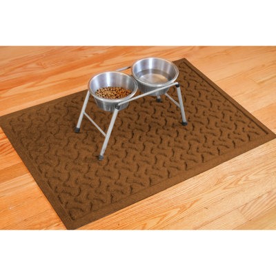 WaterHog® Dogbone Repeat 18 in. x 27 in. Indoor Outdoor Pet Mat
