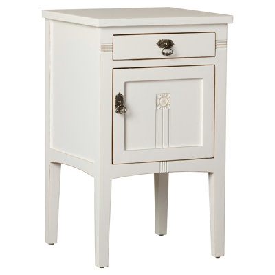 Zelda Solid Wood Bedside Table