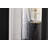 Ablakat - 1 Light Post Top - Matte Black with Clear Seeded Glass