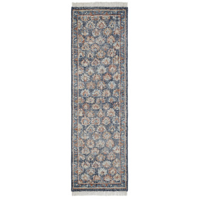 Tapis floral en laine noué à la main Maeve