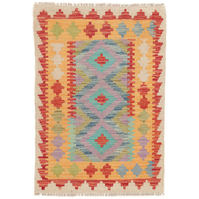 Southwestern Wool Hand Woven 60cm X 90cm Area Rug