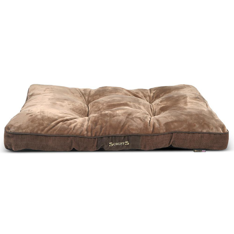 Chester Polyester Pet Bed, Chocolate/Tan