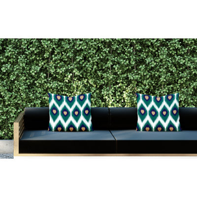 Gersey No Decorative Addition Outdoor Reversible Throw Pillow