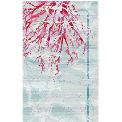 Kensal 500 Performance Abstract Indoor/Outdoor Area Rug