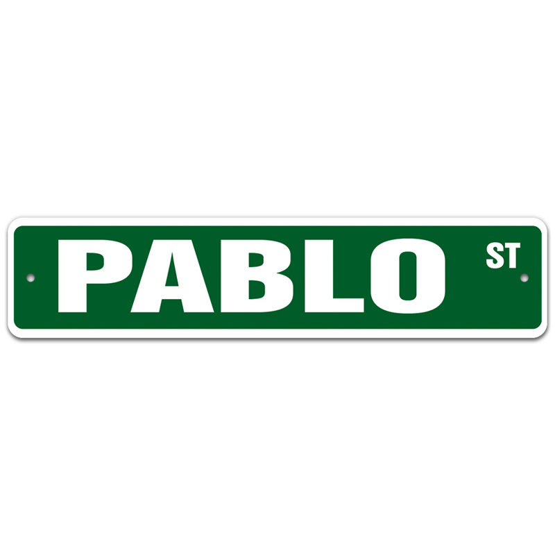 Plaque de rue Dothen, H 8 po x l 36 po x P 0,1 po