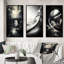 «Grey Bridge Of Serenity», 3 pièces sur toile-1881580437-1881580438