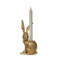 9" Metal Tabletop Candlestick