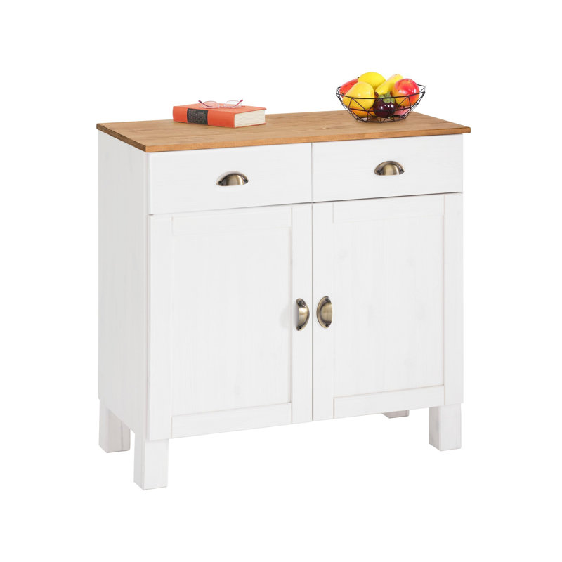 Scoville 85cm Sideboard, White/Oak