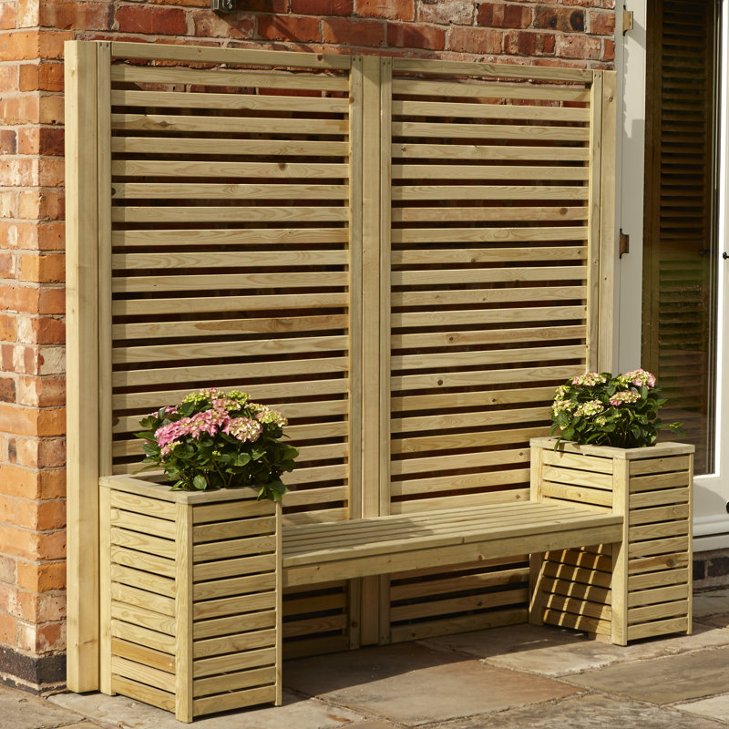 Rowlinson Garden Creations Seat and Planter Set