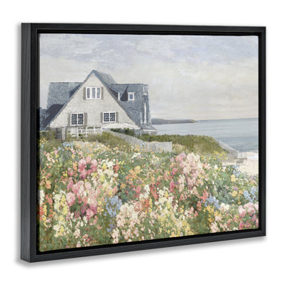 Cadre flottant Coastal Cottage Meadow, design par Amber Sterling